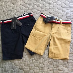 Tommy Hilfiger boys flat front shorts